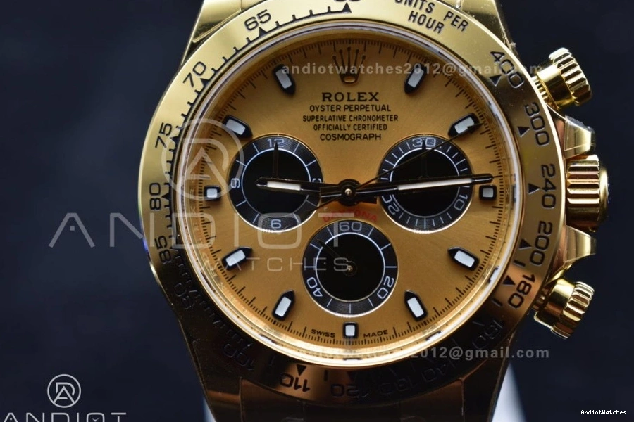 1:1 Daytona Black 116508 SA on BTF FreshLook Edition 761 Bracelet Best Dial YG YG 0907